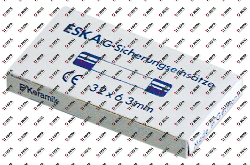 fusible verre mesure ø6,3x32mm 20A