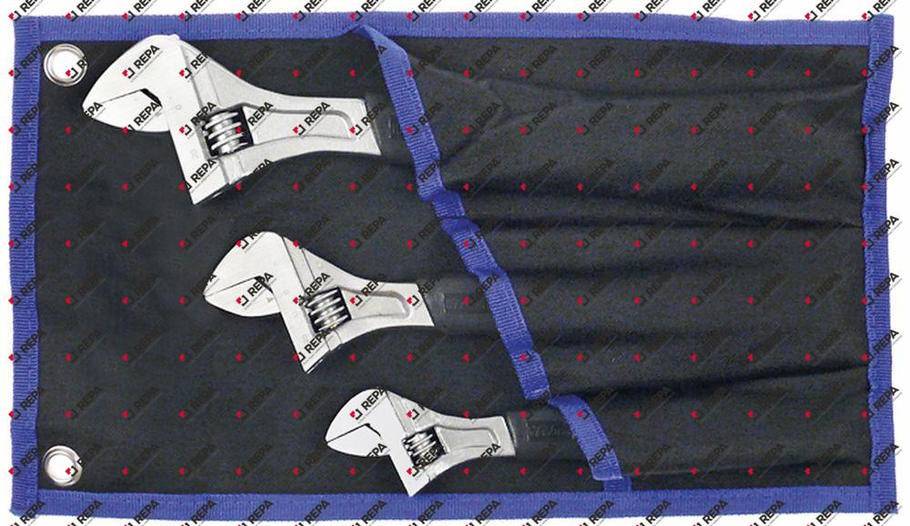 Juego de llave inglesa L 150/200/250mm
