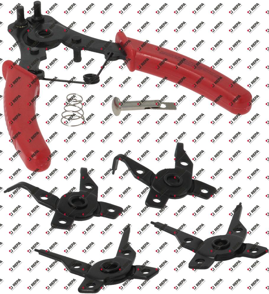 Kit arandelas seeger L 150 mm 5 piezas