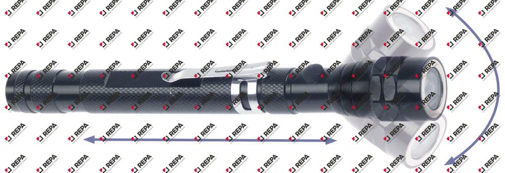 Taschenlampe Aluminium ø 22 mm Griff ø 16 mm