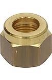 23823657 Union nut thread M12x1 brass for pipe ø 8mm