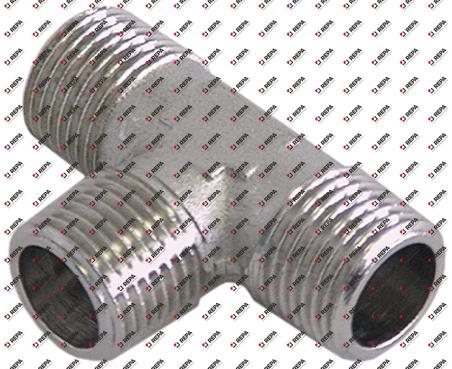 T-Stück Gewinde 3/8" AG - 3/8" AG - 3/8" AG
