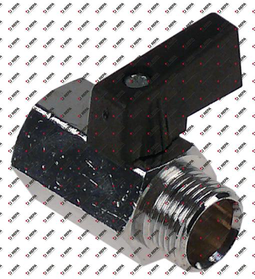 Kugelhahn Anschluss 3/8" IG - 3/8" AG DN8