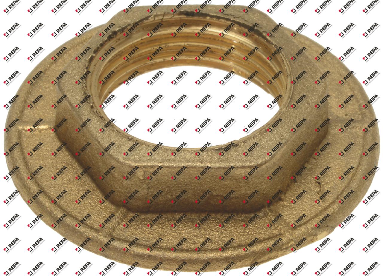Écrou filetage 1/2" laiton ø 40mm H 8mm OC 25