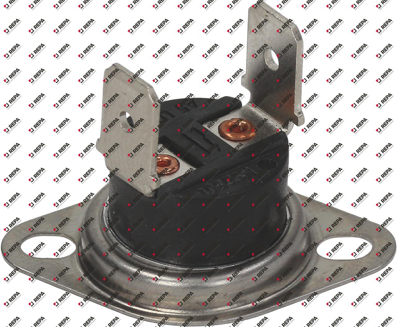 Bi-metal thermostat switch-off temp. 80°C 1NC 16A
