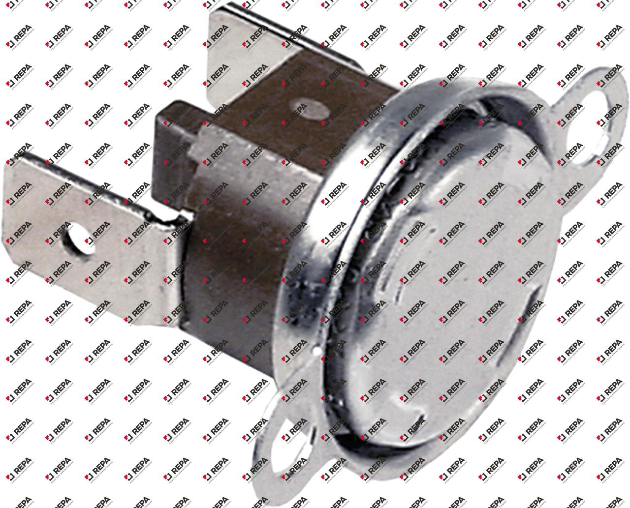 Bi-metal safety thermostat switch-off temp. 110°C