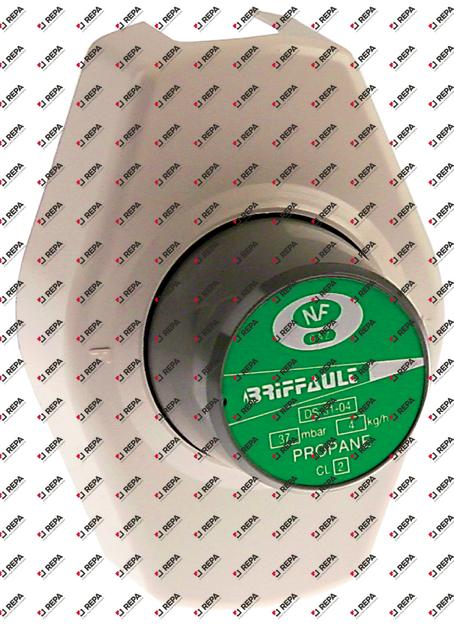 Gasdruckregler 4 kg/h Ausgangsdruck 37 mbar