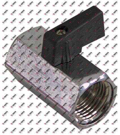 Válvula de bola empalme 3/8" H - 3/8" H DN8