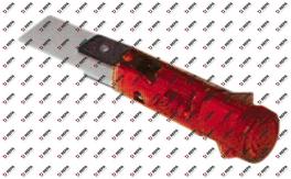 Indicator light ø 9mm 230V red