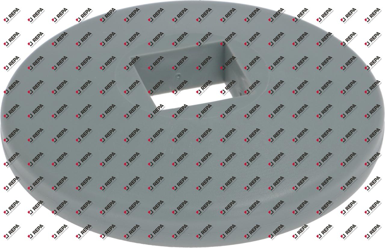 Bumper wheel PVC ID ø 25x25mm grey ED ø 99mm