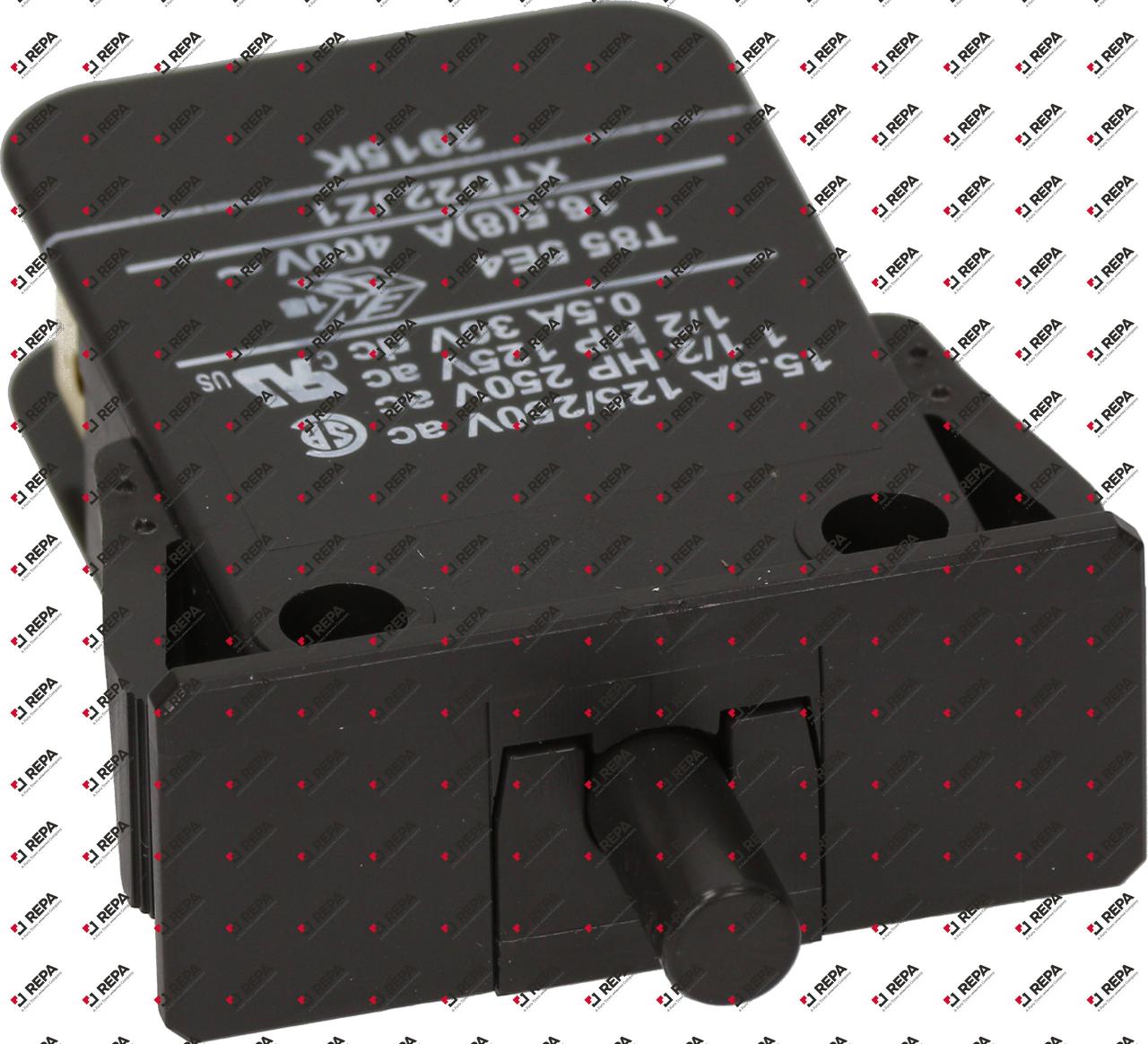 Microinterruptor accionado por un pasador 400 V