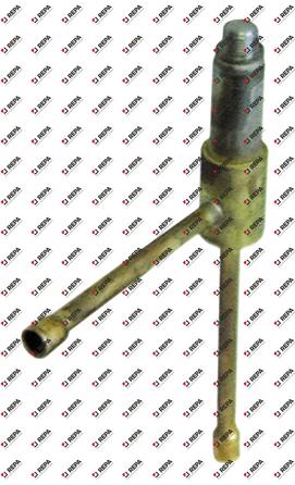 Solenoid valve body angled DN 2,5mm refrigeration