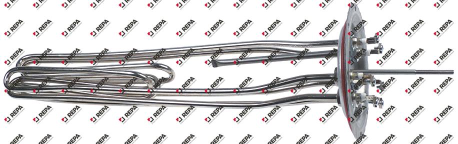 Heating element 10050W 230V L 470mm tube ø 9mm