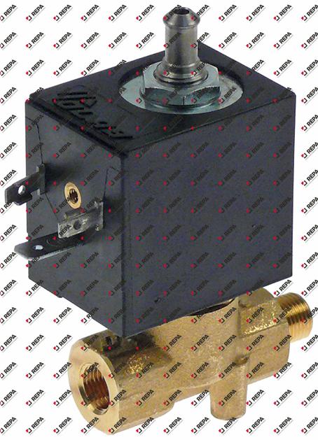 Elettrovalvola ottone attacco 1/8" L 50mm