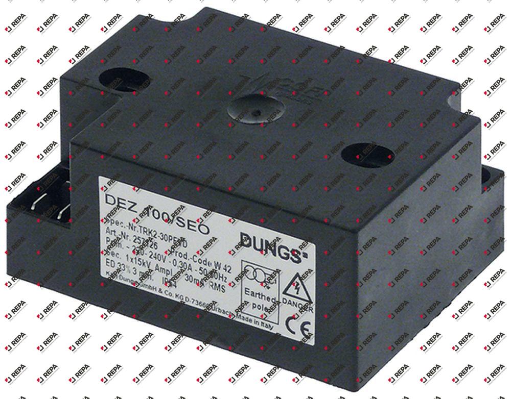 Zündgruppe Ausgänge 1  220-240VAC Maße 84x62x38mm
