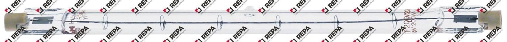Infrared lamp socket R7s 235V 200W L 190mm