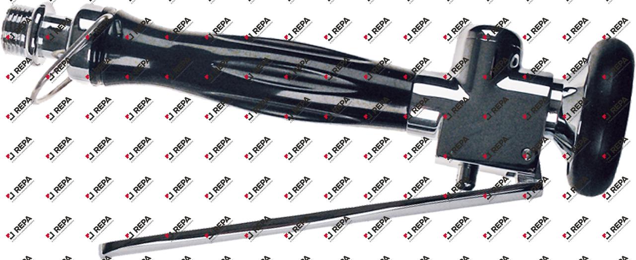 Doccia attacco 1/2" M nero serie PREMIUM PLUS