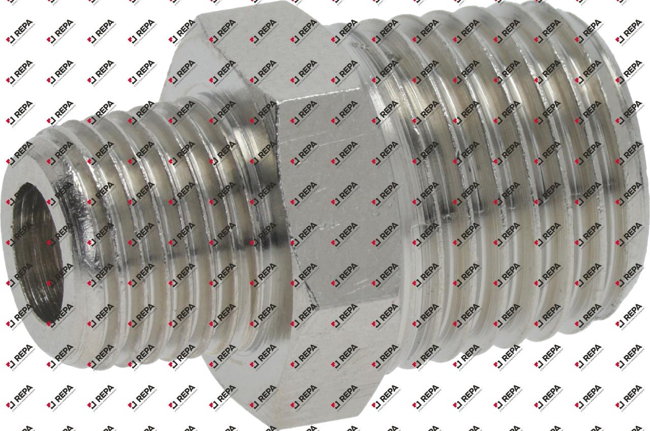 Double nipple thread 1/8" - 1/4"
