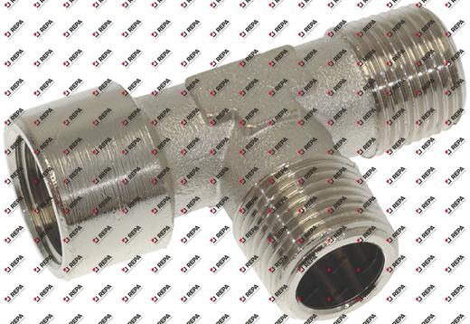 "T" FITTING ø 3/8"M-3/8"M-3/8"F