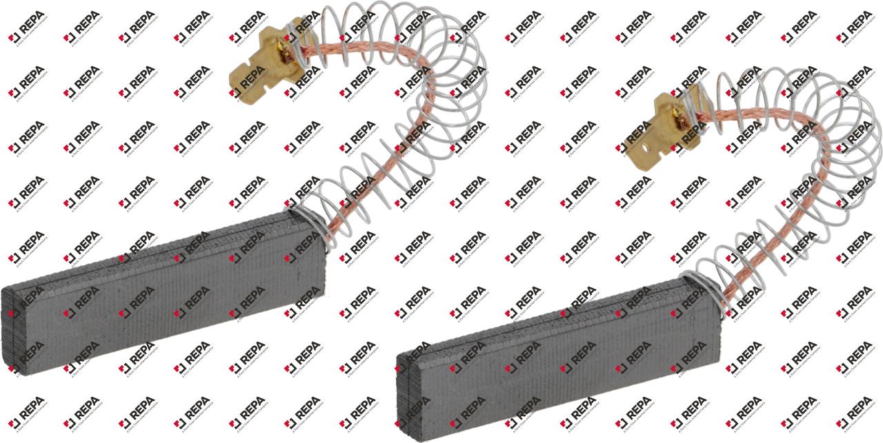 Kohlebürste Größe 43x12,5x5mm Waschmaschine Motor