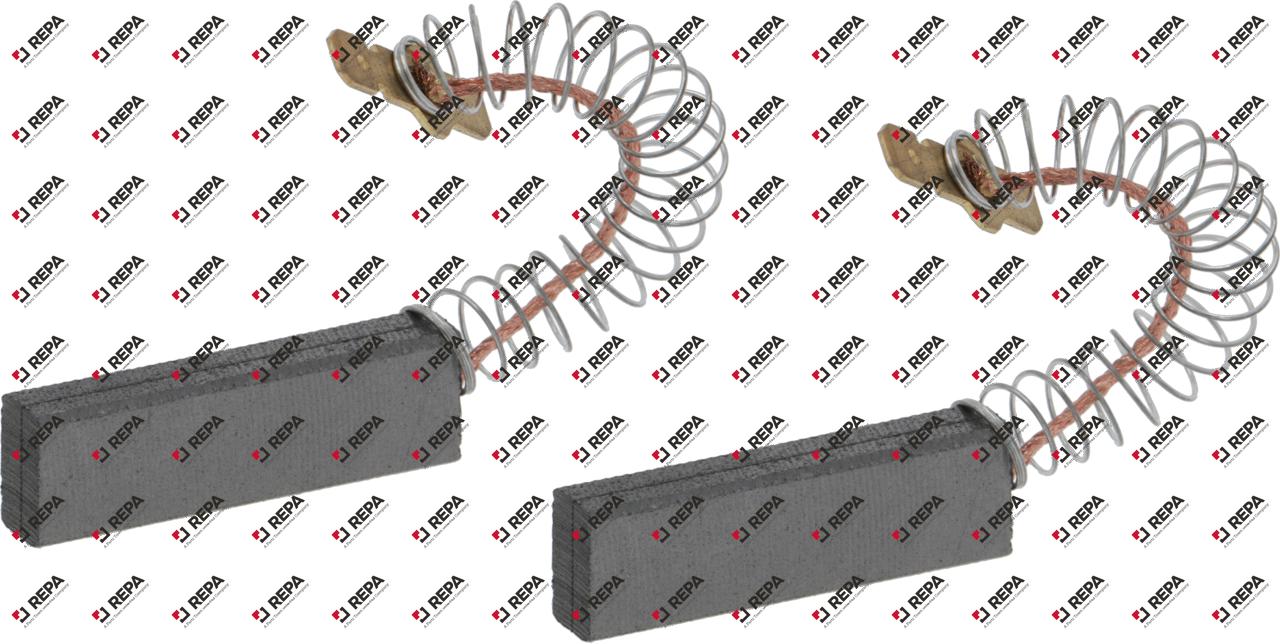 Kohlebürste Anschluss Flachstecker 4,8mm