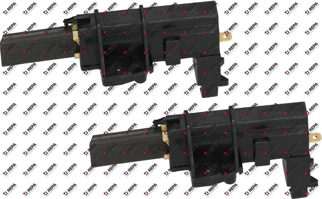 Kohlenset Anschluss Flachstecker 4,8mm