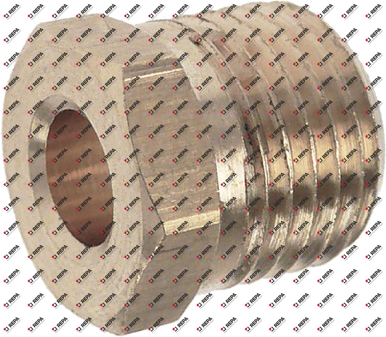 Igniter screw thread M10x1 brass ID ø 7,2mm L 11mm