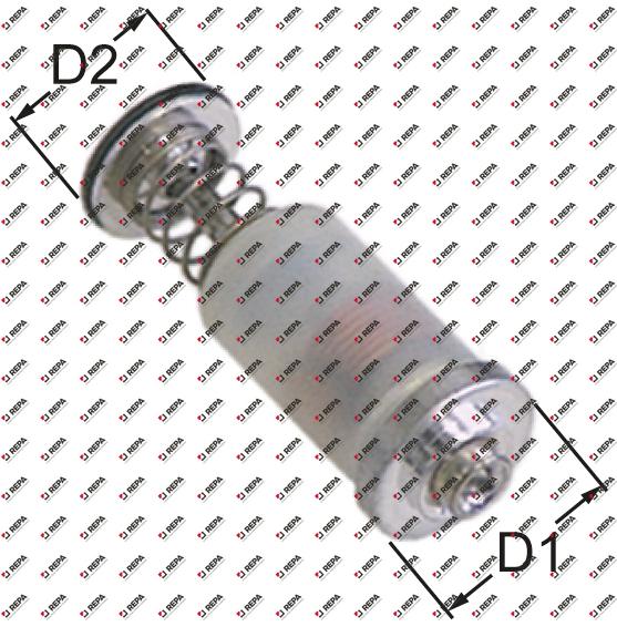 Magnet unit D1 ø 15,4mm D2 ø 13,5mm L 39mm