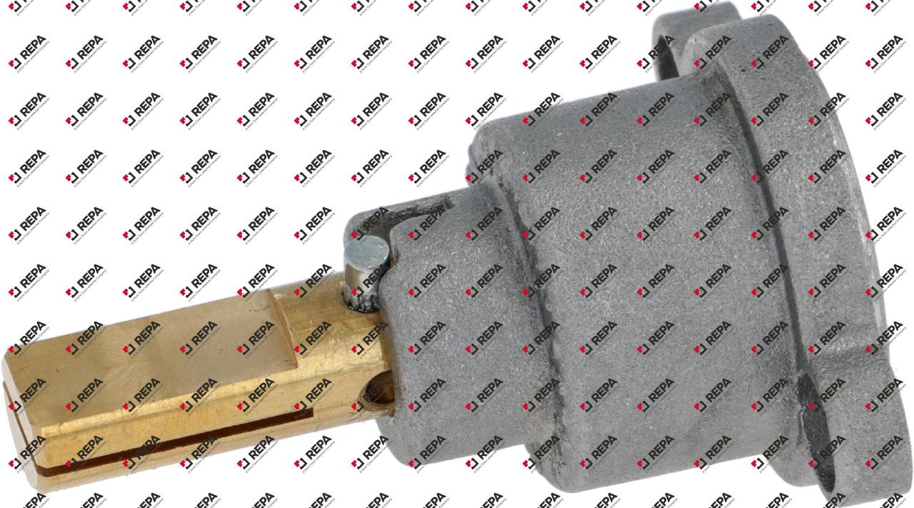 Gashahnvorderteil Achse ø 8x6,5mm