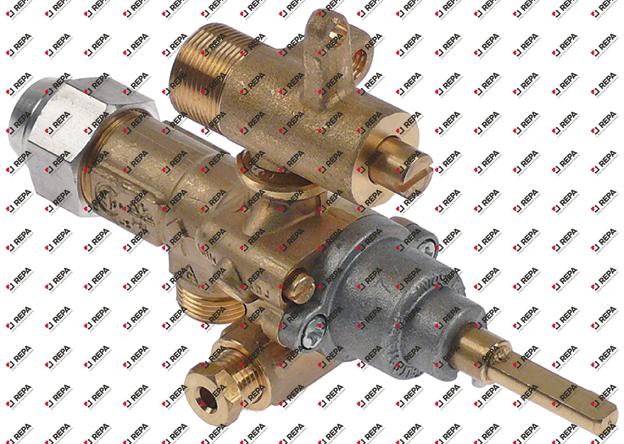 Gas tap type GPEL21D bypass nozzle ø 0,35mm