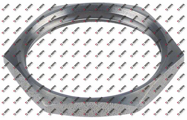 Écrou filetage M10x1 laiton chromé H 4mm OC 14