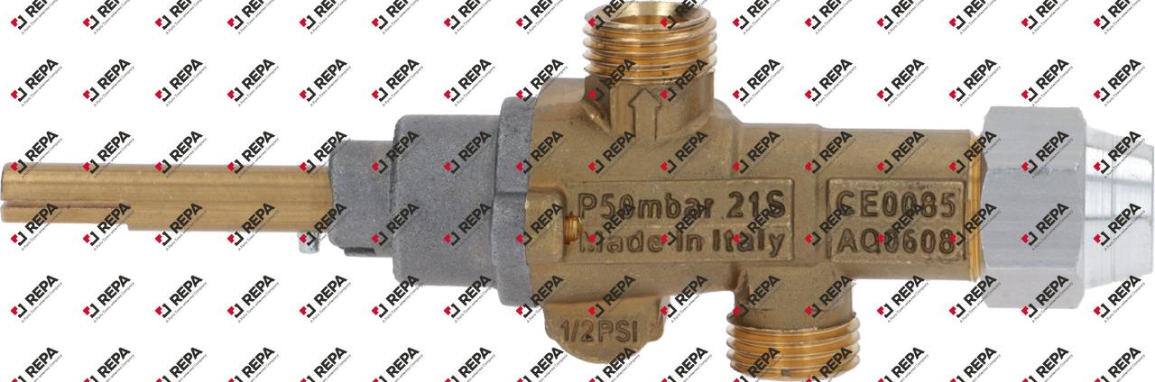 Gas tap type 21S bypass nozzle ø 0mm