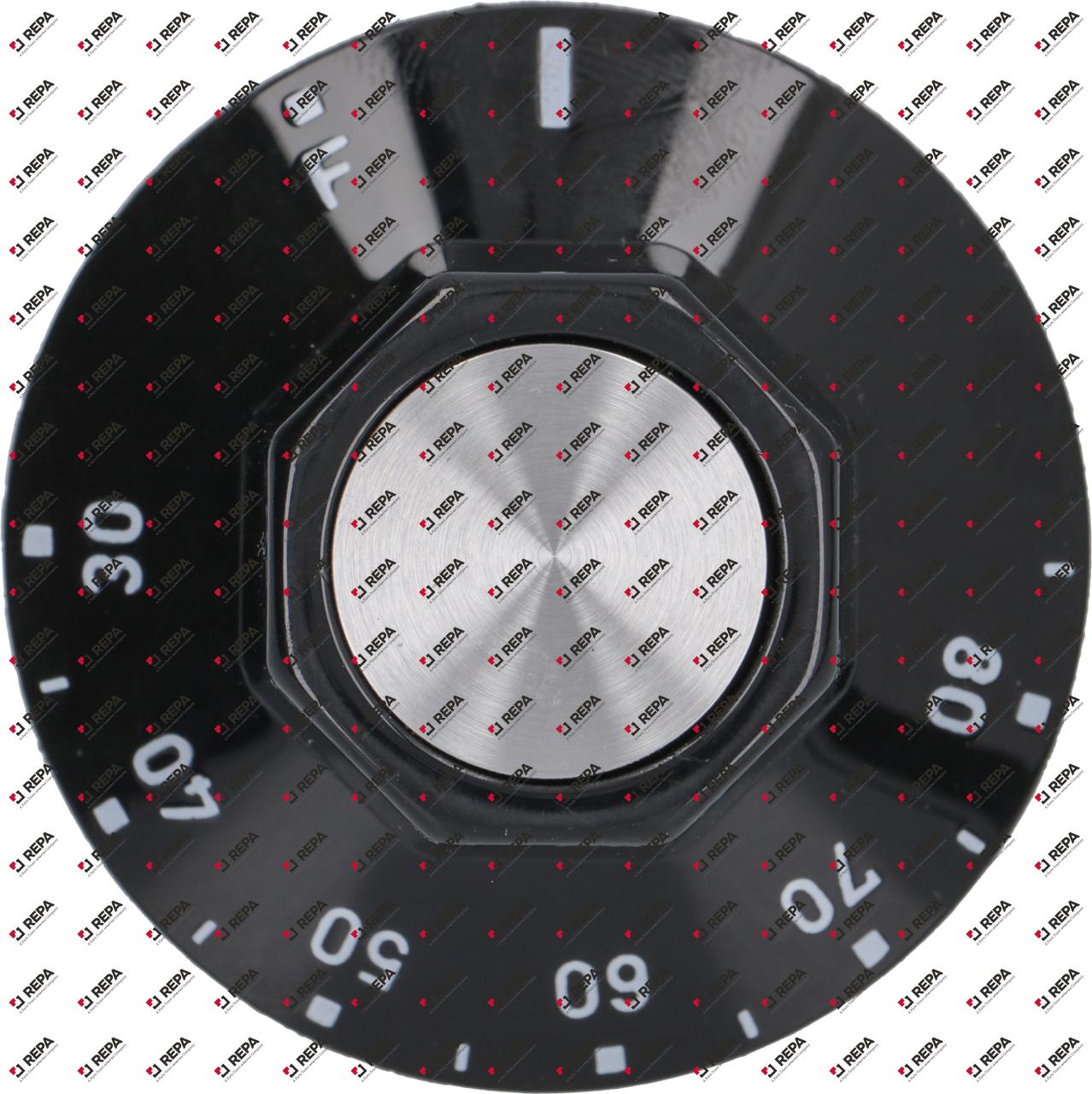 Knob thermostat t.max. 85°C ø 50mm shaft ø 6x4.6mm