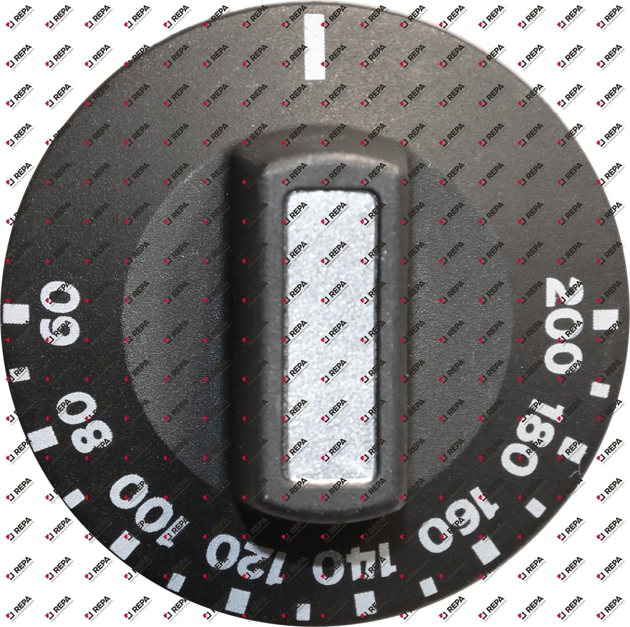 Knob thermostat t.max. 200°C ø 50mm