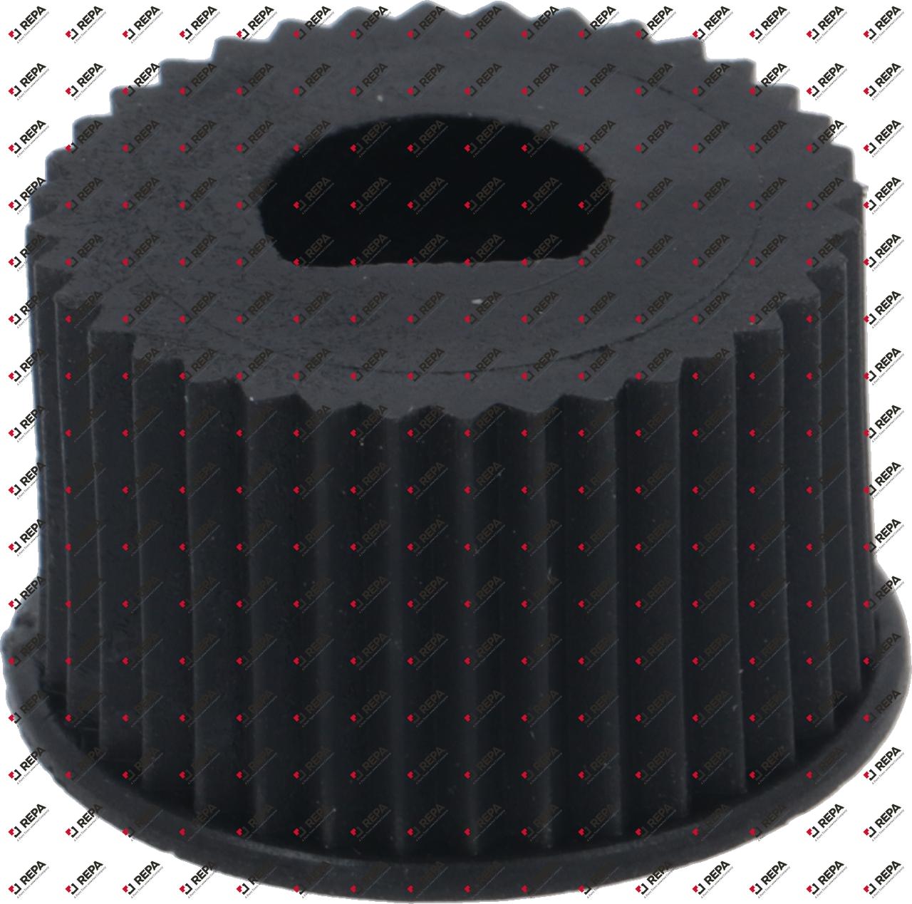 Knob adapter shaft ø 8x6.5mm L 0mm