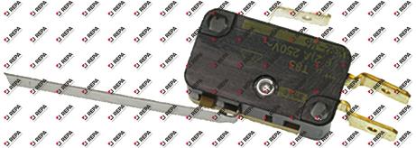 Microswitch lever-operated 250V 16A 1CO