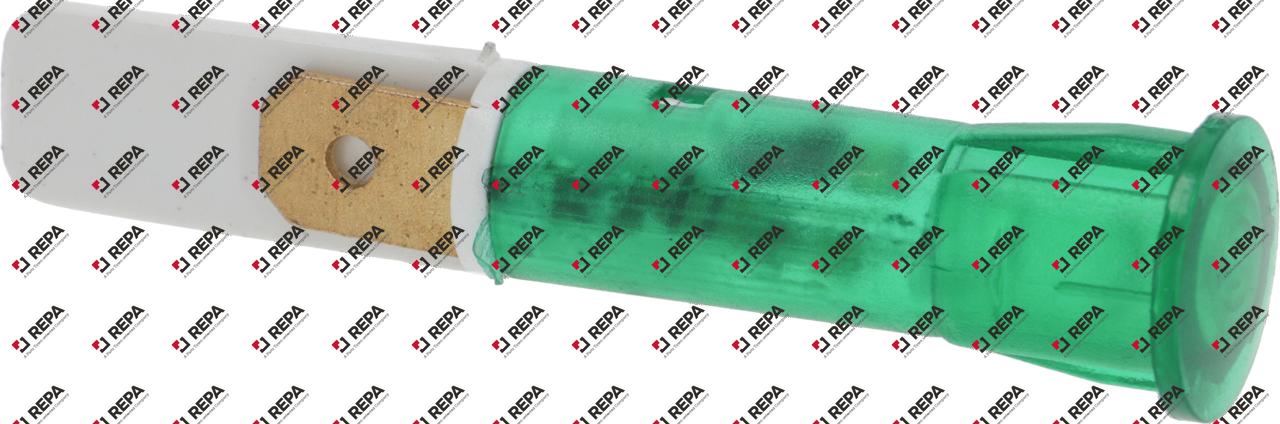 Indicator light ø 10mm 400V green