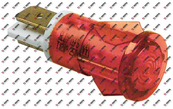 Indicator light ø 13mm 230V red