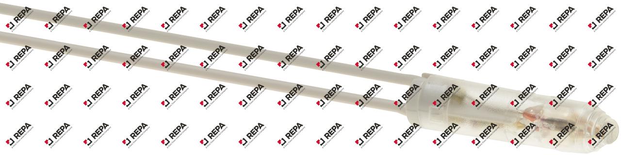 Indicator lamp 230V clear connection cable 400mm