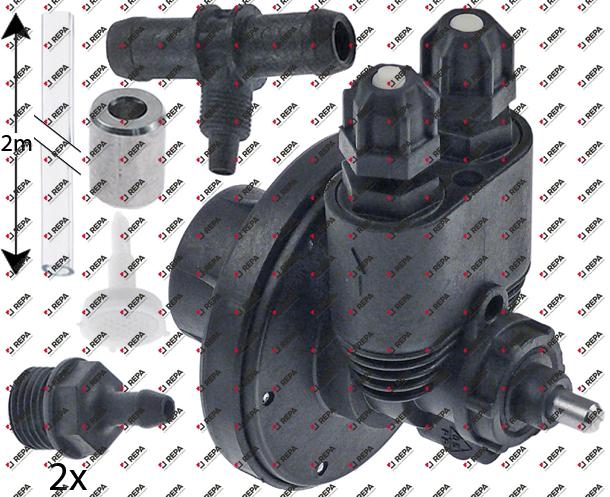 Dosing pump inlet 4x6mm outlet 4x6mm rinse aid