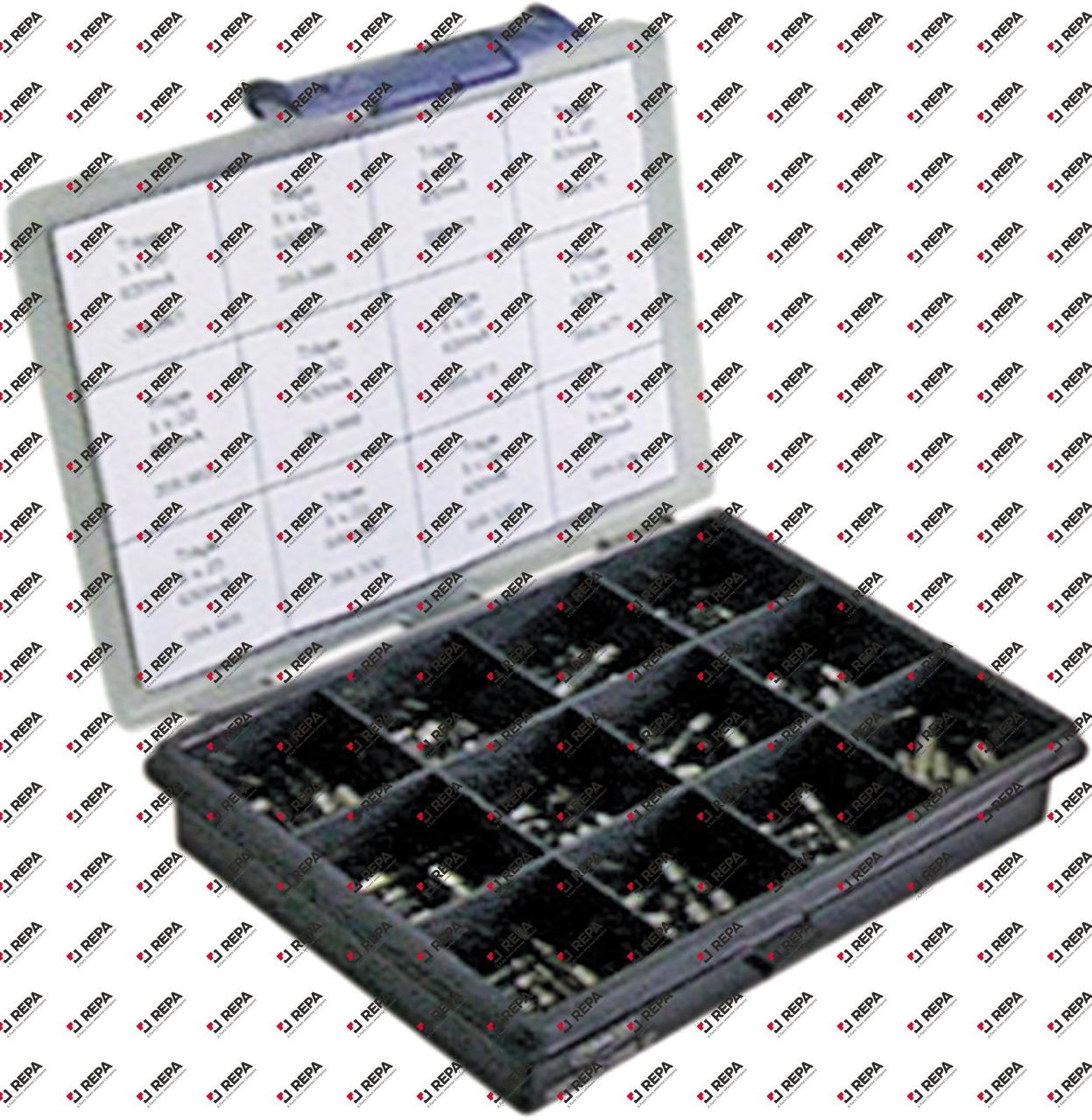 Juego de fusibles finos nominal 250 V rápido
