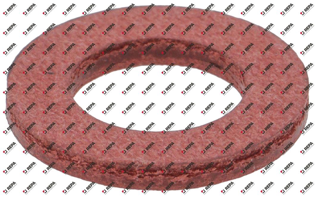 Flat gasket FIBER ID ø 10mm ED ø 18mm