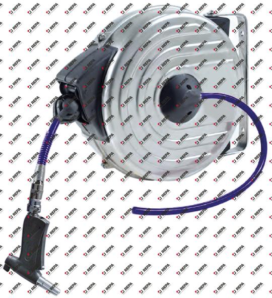 Hose reel hose length 12m hose ø 10x14mm SS closed
