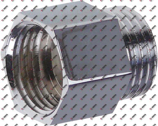 Backflow preventer thread 1/2" L 17mm Qty 1pcs
