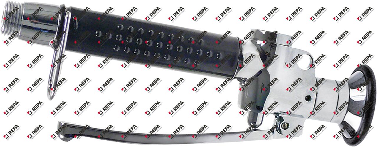Doccia attacco 1/2" M nero