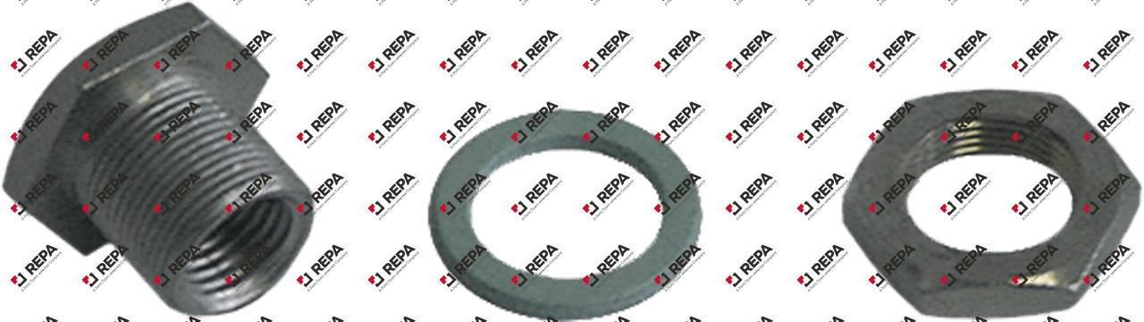 Gland duct with gasket and nut IT M9x1 ET M12x0.75