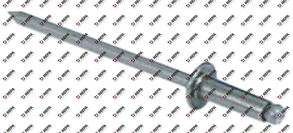 Rivet aveugle ø 3,2mm inox L 10mm DIN 1700 Q 50pc