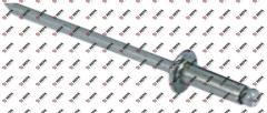 Rivet aveugle ø 4,8mm inox L 9mm DIN 1700 Q 50pc