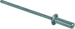 Rivetto a strappo stagno ø 3,2mm inox L 10mm