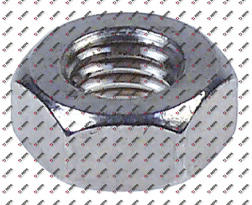 Nut thread M10 SS H 8mm WS 17